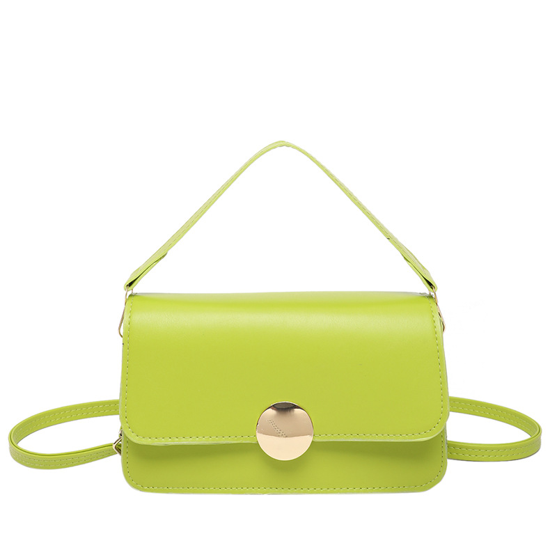 Bolso de moda coreano 2025 nuevo nicho de textura de hombro pequeño bolso cuadrado de color caramelo bolso de viaje de moda