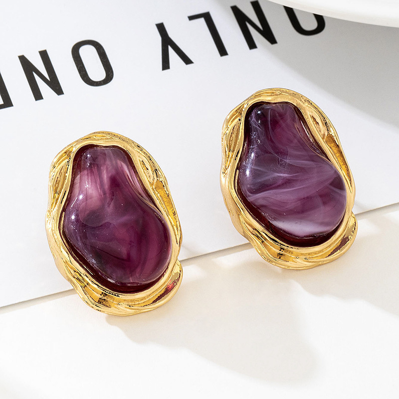 欧美跨境饰品 巴洛克镶嵌彩色异形珍珠戒指 复古不规则合金rings|undefined