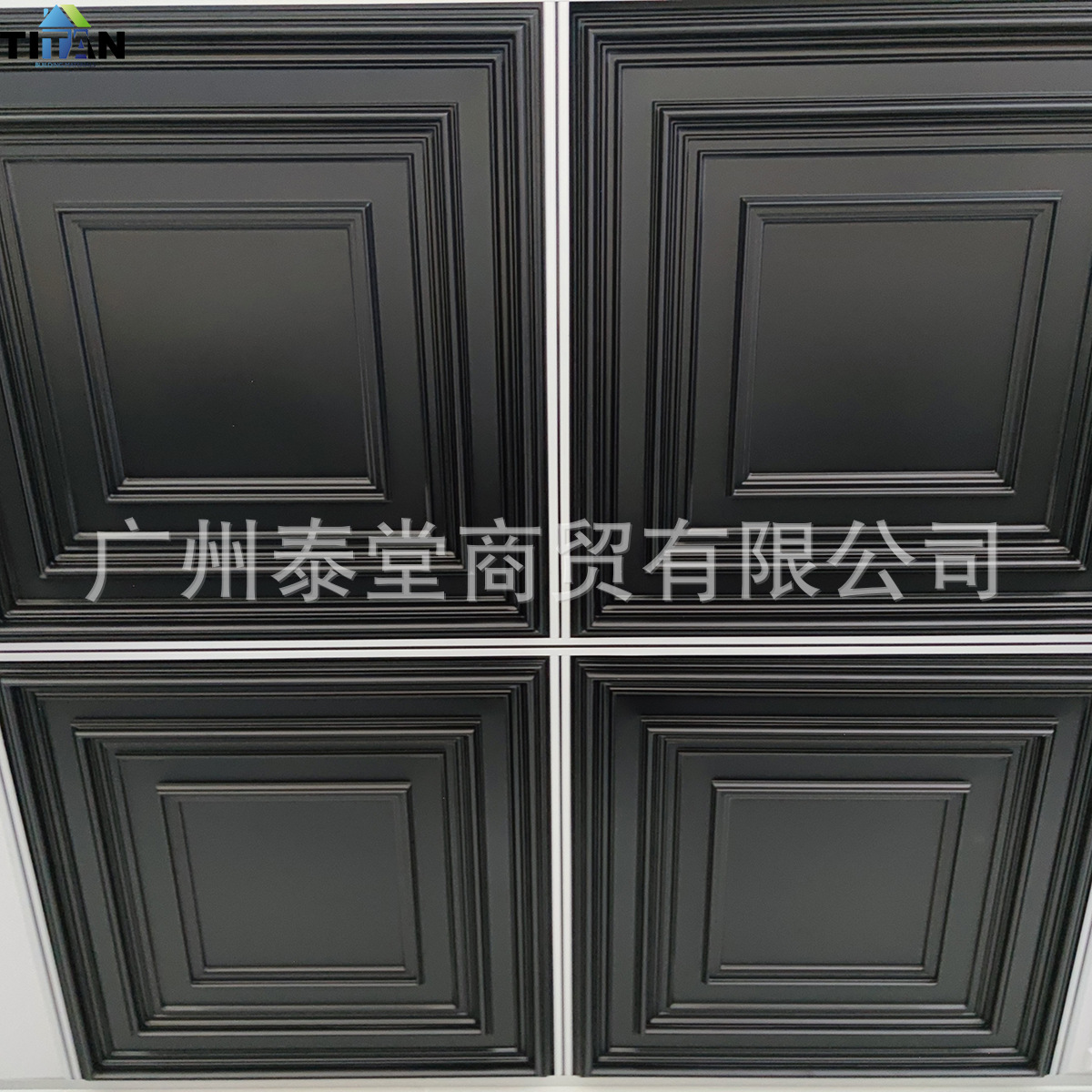 3d PVC false panels sala de baldosas de fuego tablero decorativo de techo interior