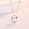 Fresh pendant with bow, universal necklace, Birthday gift, wholesale