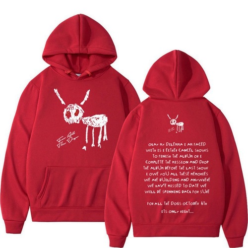 Drake for All The Dogs Letter Hoodie Men's Hip Hop