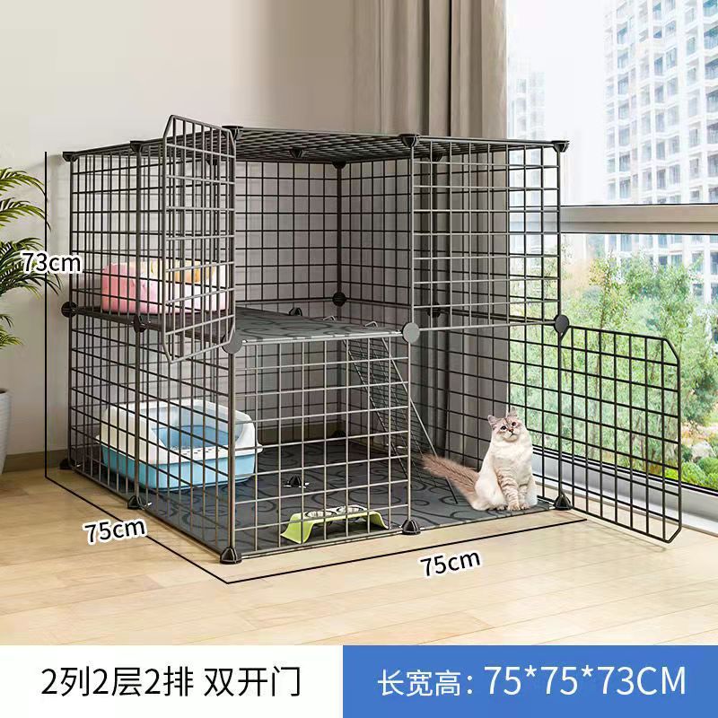 Jaula de gato de gran tamaño Villa oferta especial Casa de gato de tres capas hogar interior mascota gato casa nido espacio de gran tamaño plegable