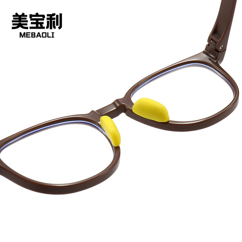 美宝利超轻儿童TR90镜框软硅胶小学生眼镜架软鼻托舒适近视眼镜框