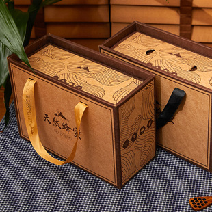 High-grade kraft paper universal wild soil honey packaging box 2kg sauce gift box packaging hexagonal glass bottle 380