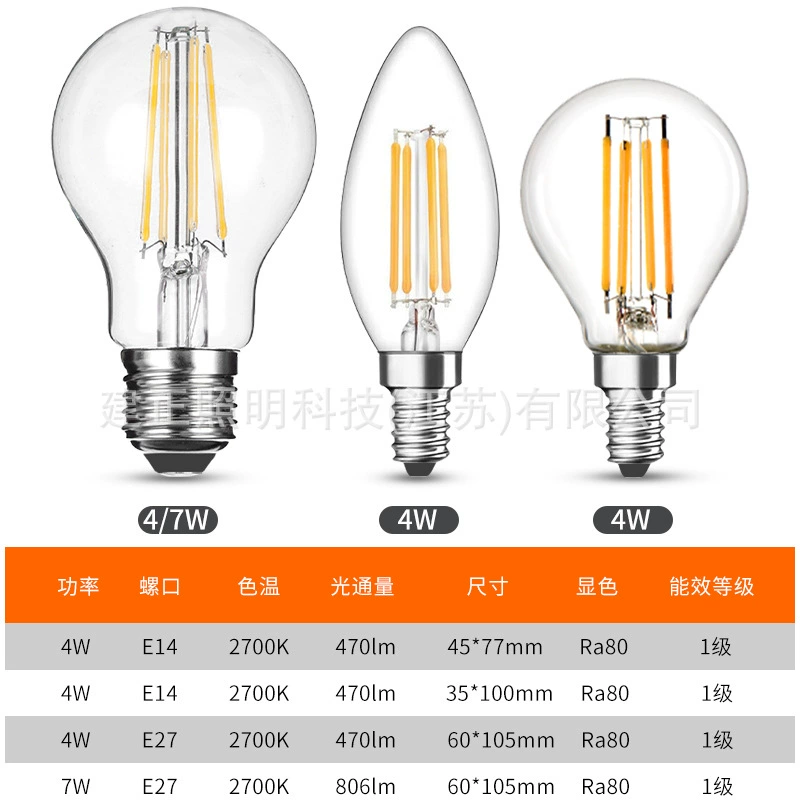 Osram, энергосберегающая LED ретро прозрачная креативная лампа