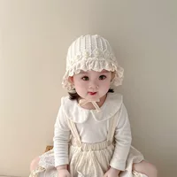Милая теплая детская шапочка из жемчуга для новорожденных