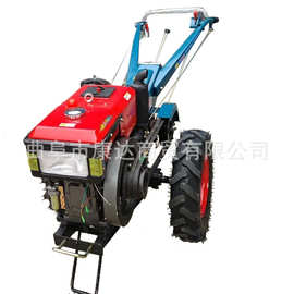 手扶拖拉机图片 移动式手扶拖拉机 农田开沟除草设备 旋耕机