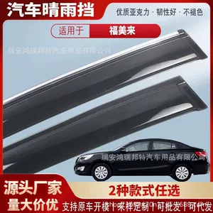 Suitable for Ford Fiesta F5 and Hyundai M5, these car window rain visors and exterior trim accessories are available for wholesale