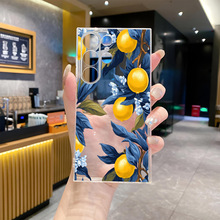 跨境热销柠檬透明手机壳TPU全包手机套适用三星A54超薄防摔保护套