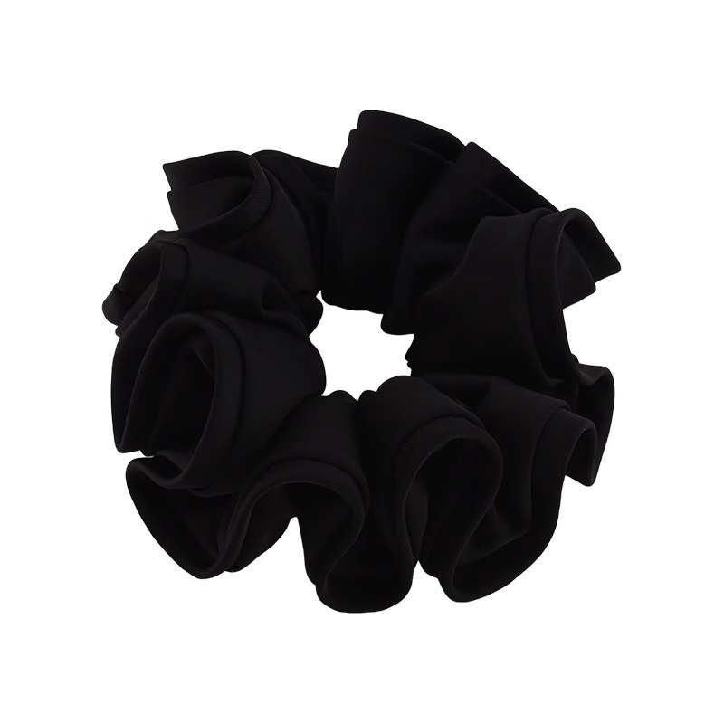 Lo mismo estilo de Ruth ~ estilo retrógrado francés de borde de hongo de intestino anillo de cabello de satén de alta calidad para mujeres plegadas de alta gama cuerda de cabello temperamento