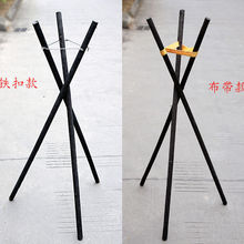 1.28米加高花架花店开业布带三脚架木质三角支架插花架子批发