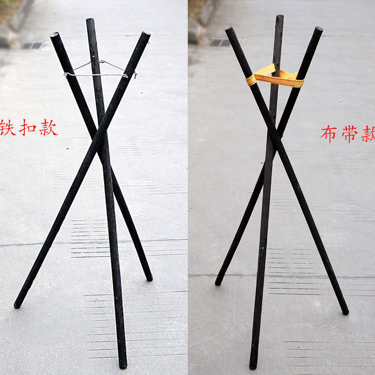 1.28米加高花架花店开业布带三脚架木质三角支架插花架子批发