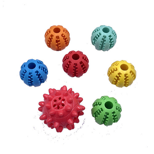 Pet dog suction cup pet tpr food leakage ball molar ball pet dog toy bite-resistant teeth cleaning relieve boredom watermelon ball