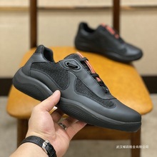 真皮外贸大牌欧洲站高端休闲p家男鞋子商务百搭欧美运动舒适男鞋