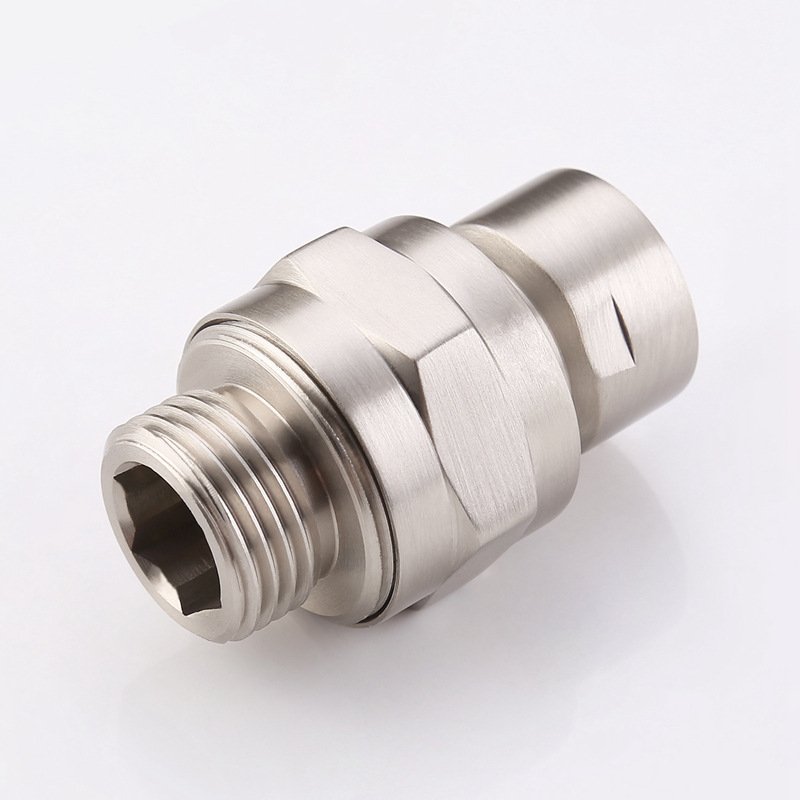 Accesorios de la ducha del aerosol superior de cobre de la bola del oscilación de la ducha negro mate cepillado brillante boca de 4 puntos