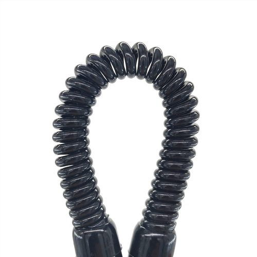 Black high-quality spring rope for the elderly anti-lost mobile phone lanyard running phone anti-lost spiral phone cord elastic rope
