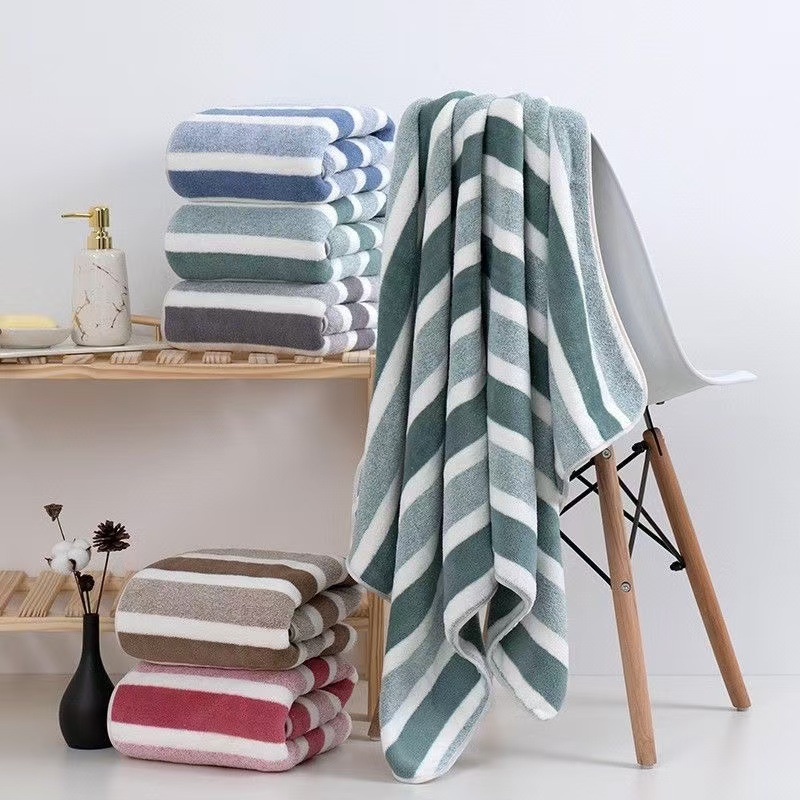 coral soft comfortable bath towel