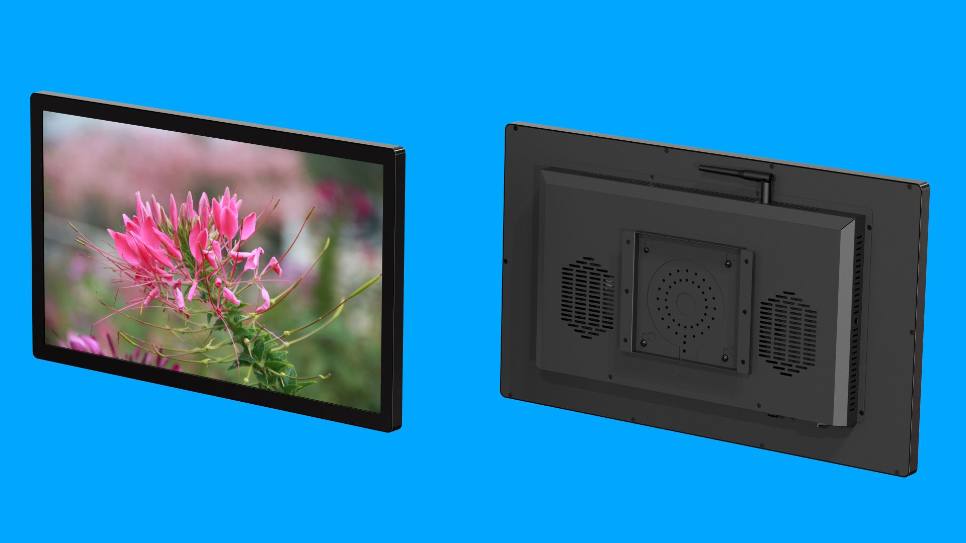 21.5寸19B款壁掛純平黑色效果圖