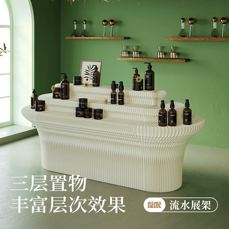 十八纸 Putting on the folding booth on the multi -layer decorative exhibition rack display rack creative exhibition station art exhibition art exhibition
