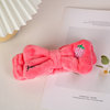 Flannel strawberry with bow, hairgrip, brand cute headband, South Korea, new collection