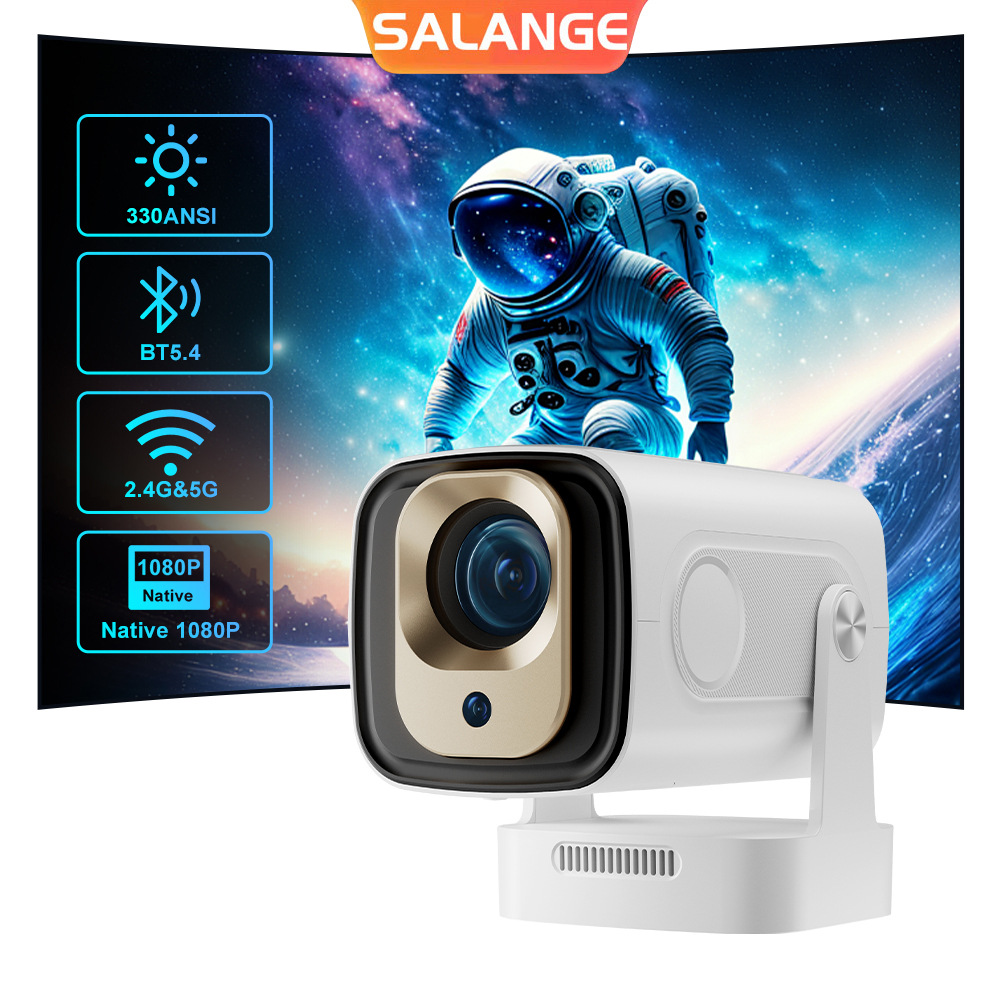 Transfronterizo HY260PRO proyector Android 11.0 HD 1080P proyector portátil de teléfono móvil de cine en casa