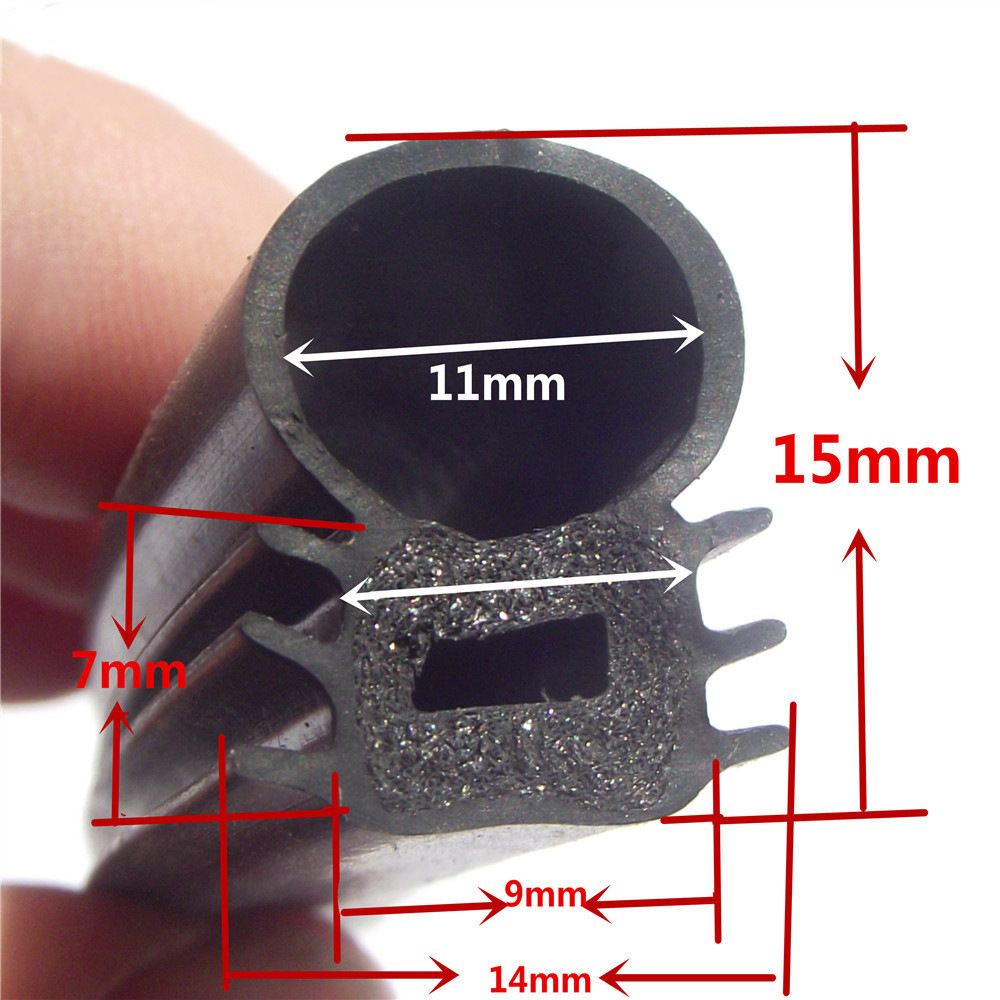 口字型防火复合胶条船用机械器材用防火条异型五金橡胶密封包边条
