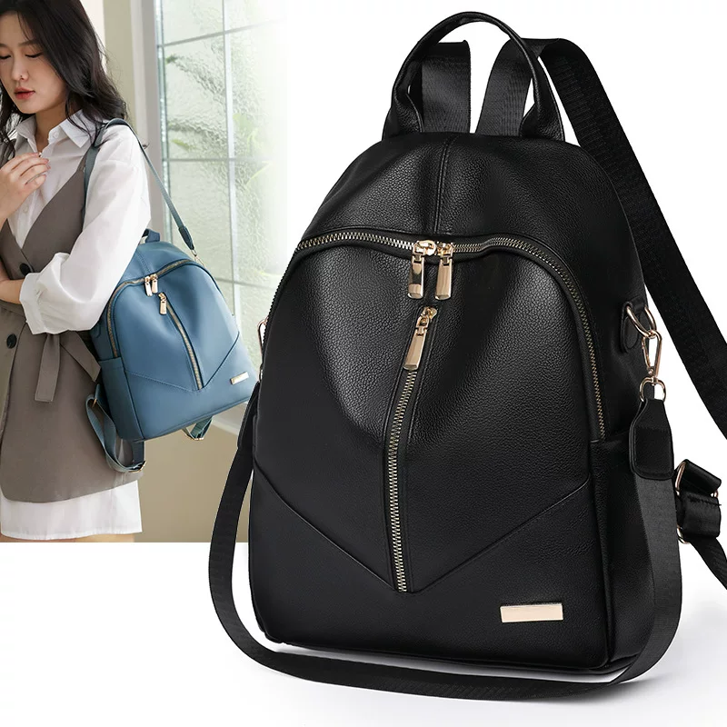 Polyurethane winter capacious backpack for leisure for traveling, for import, 2023