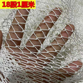 渔网拉网网箱抬网拖网清塘网18股1厘米尼龙网片捕鱼网片网衣