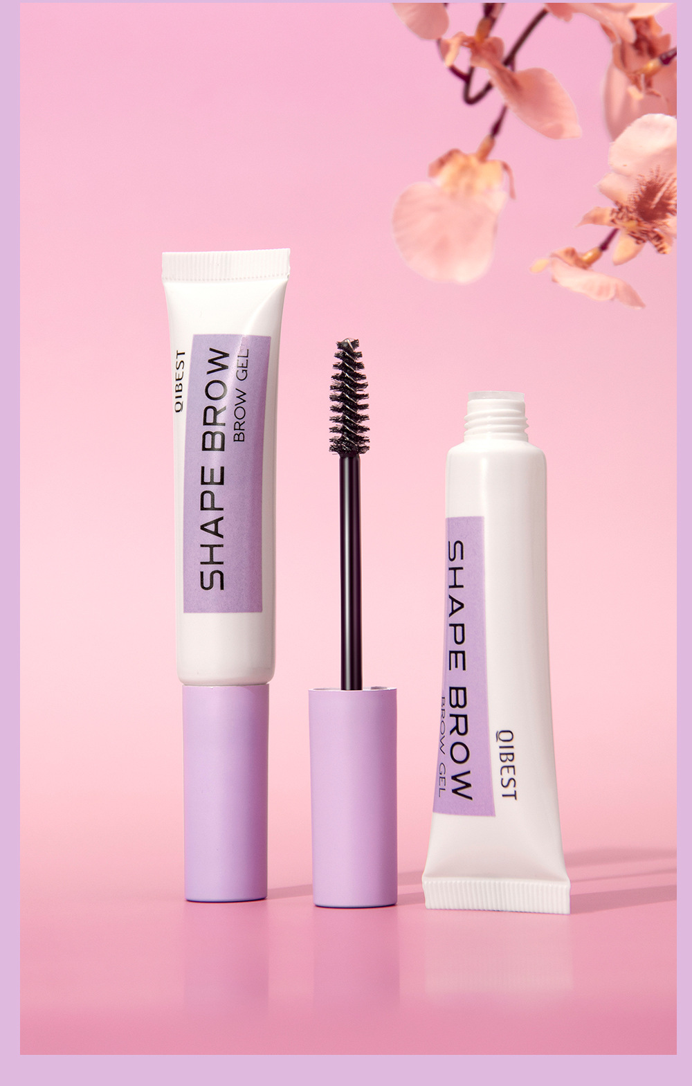 QIBEST Eyebrow Styling Liquid is a long-lasting, colorless, transparent, waterproof, sweat-proof and non-fading eyebrow raincoat repair liquid undefined