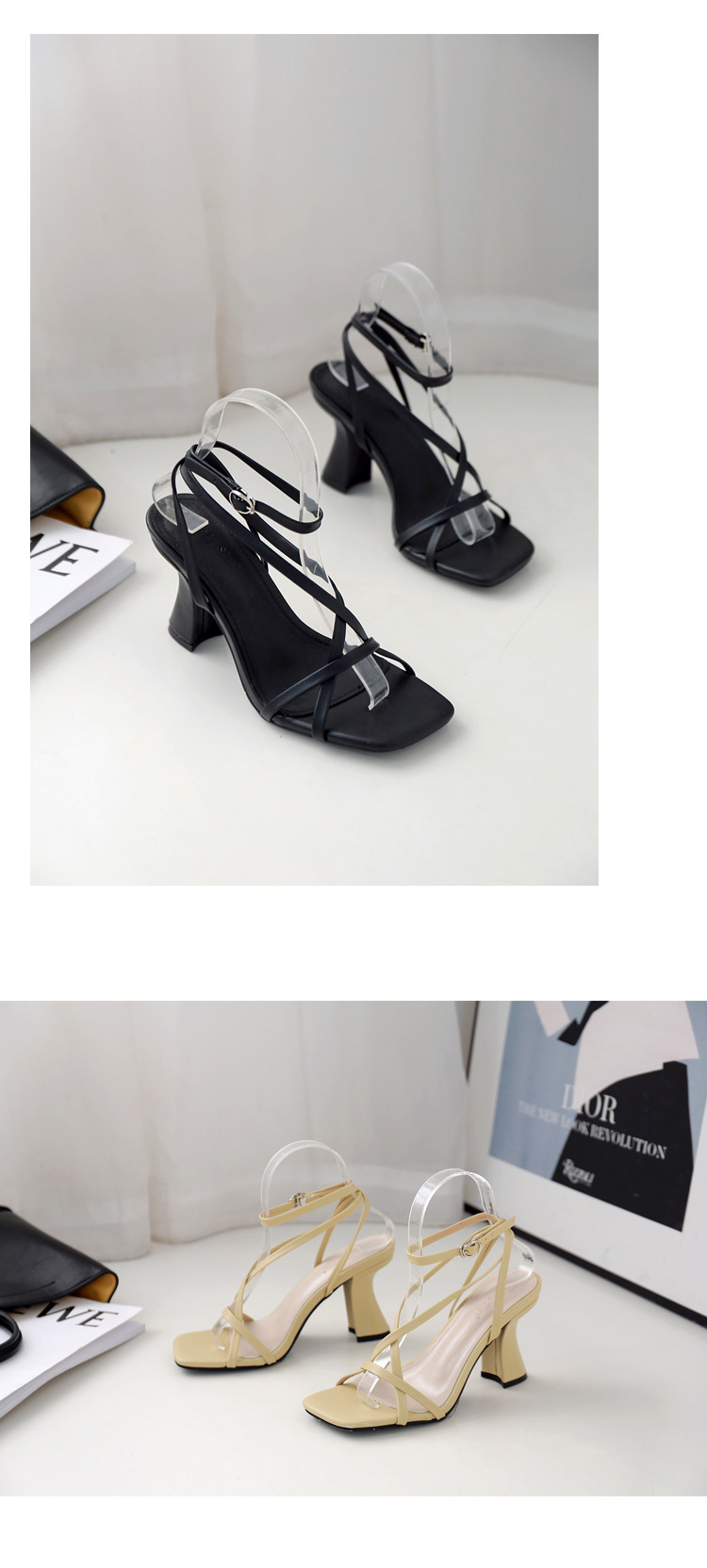 fashion high thick-heeled shoes NSCA38285