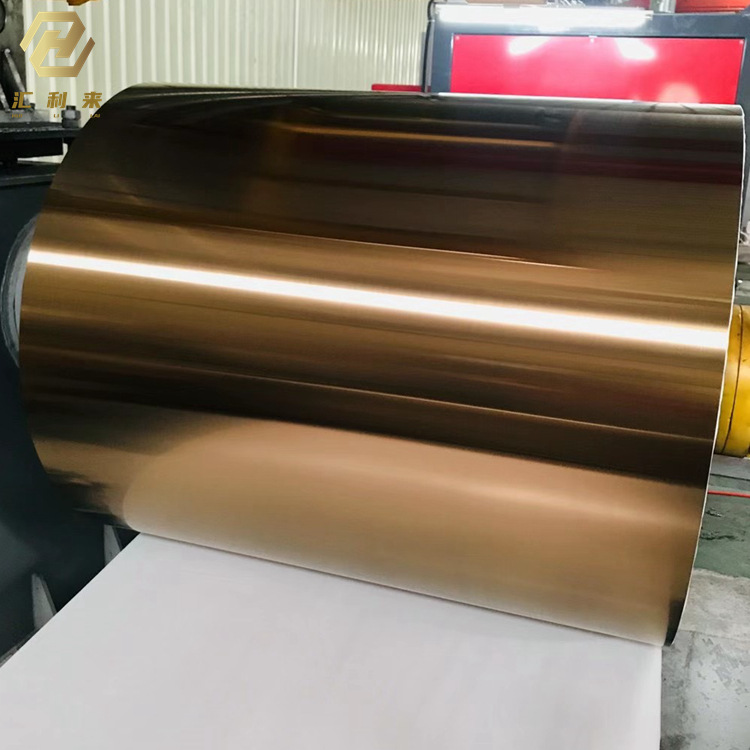 304不锈钢卷 玫瑰金镜面不锈钢卷现货 201 410 430不锈钢卷板加工