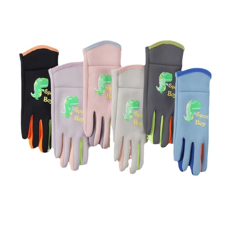 Guantes para niños 7 - 12 invierno grueso guantes impermeables calientes para hombres y mujeres guantes de algodón de esquí al aire libre al por mayor