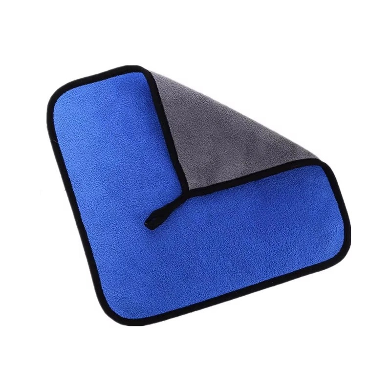 공장 도매 산호 양털 걸레는 물을 흡수하지만 떨어지지 않습니다. 자동차 세척 타월 두꺼운 식탁보 접시 수건 주방 걸레