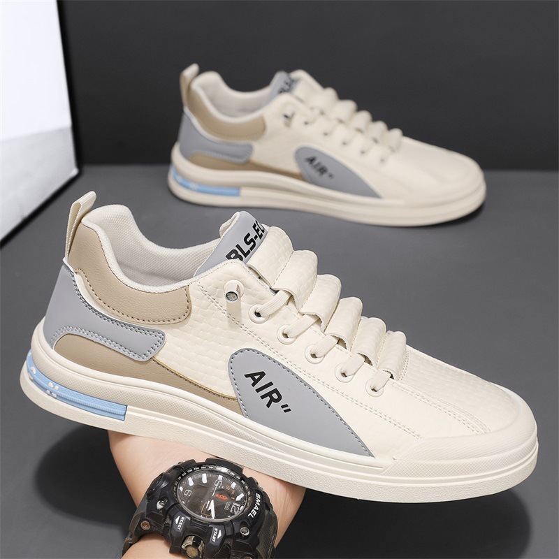 Zapatos de hombre 2026 nuevos zapatos casuales de un pie de primavera con suela suave tendencia deportiva guapo zapatos casuales de cuero versátiles
