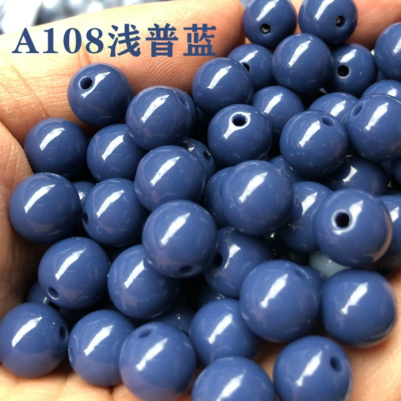 Round beads, bag, plastic woven acrylic accessory handmade, DIY
