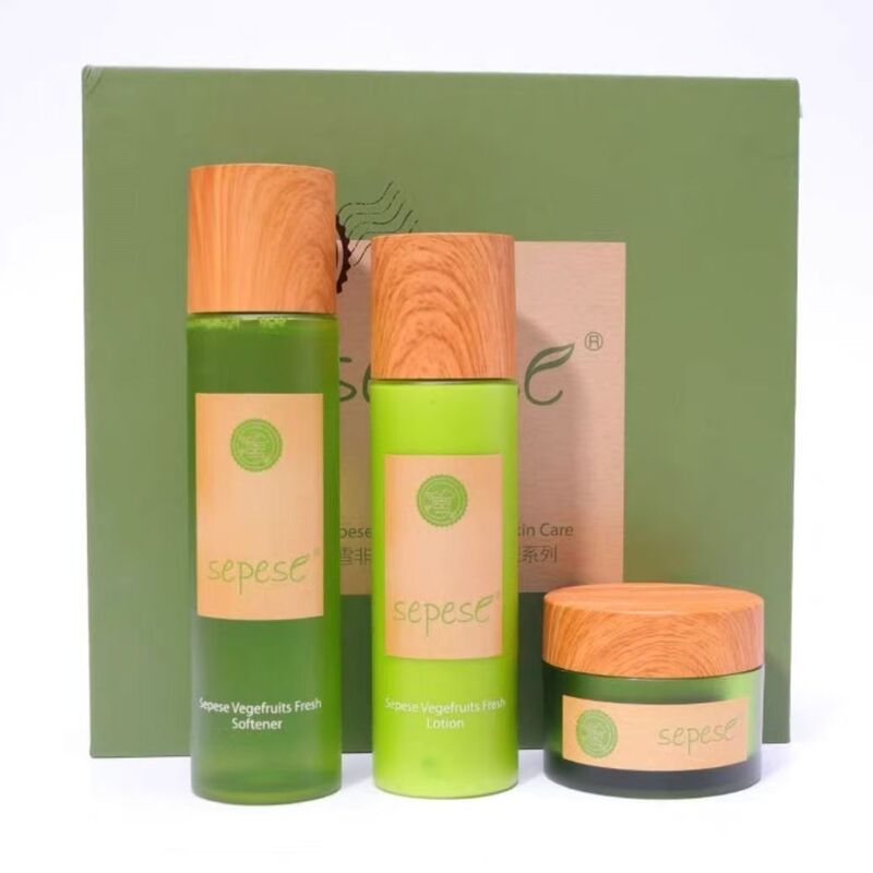 New Life Cosmetics Counter Authentic Products Xuefeixue Green Fruit and Vegetable New Essence Skin Care Series Water Cream Set New Life Cosmetics Counter Authentic Products Xuefeixue Green Fruit and Vegetable New Essence Skin Care Series Water Cream Set