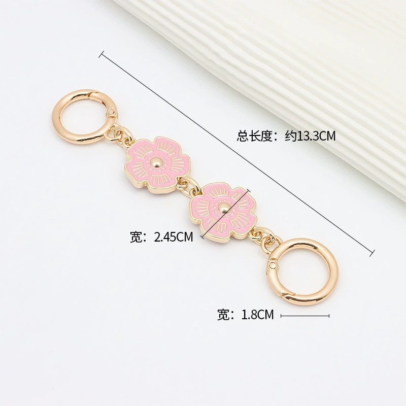 Kochi Xiangbule tabby Baccarat bag modified camellia extended decoration underarm lengthened shoulder strap chain accessories