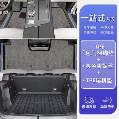 Ayaqaltılar (Kovriklər) – Suitable for Beijing BJ30 Foot Mat - model-25-model-24-beijing-bj30high-end-full-surround-double-layer-gray-covered-door-sill-mats-chenille-carpet-trunk-mat