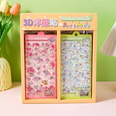 3D立体レリーフステッカー子供漫画立体かわいいレリーフ趣味ステッカー子供DIY装飾シーンステッカー