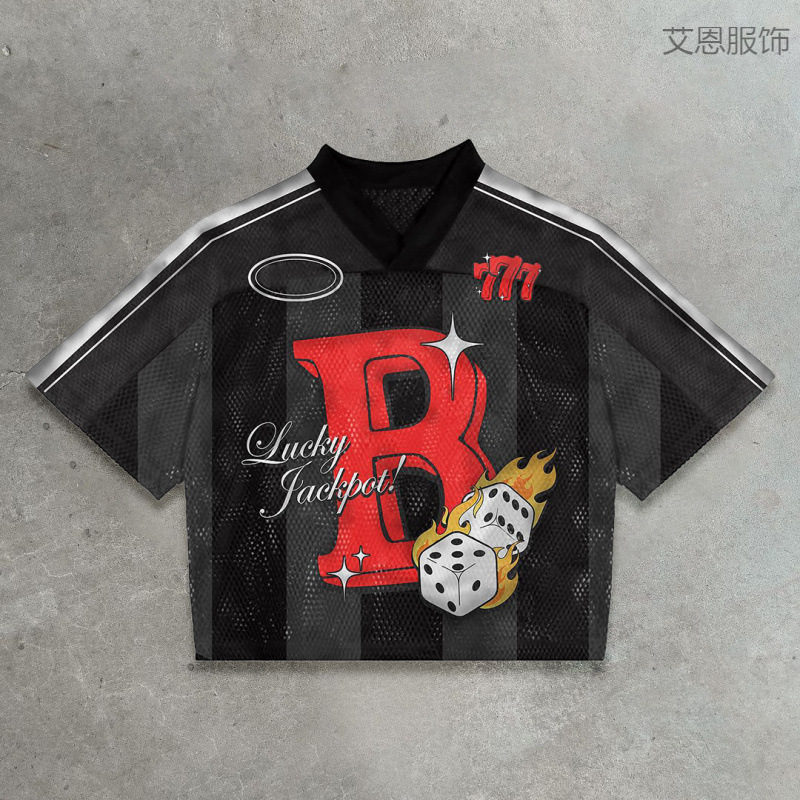 抽象创意视觉盛宴3D打印男士短袖超大T恤6XL亚马逊速卖通热销