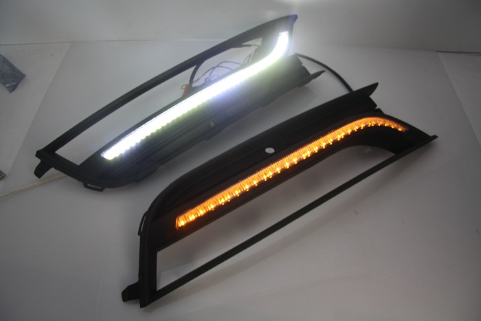 Aplicable a 11-12-15 Volkswagen Passat LED Luz de marcha diurna luz antiniebla Luz de marcha diurna LED modificada