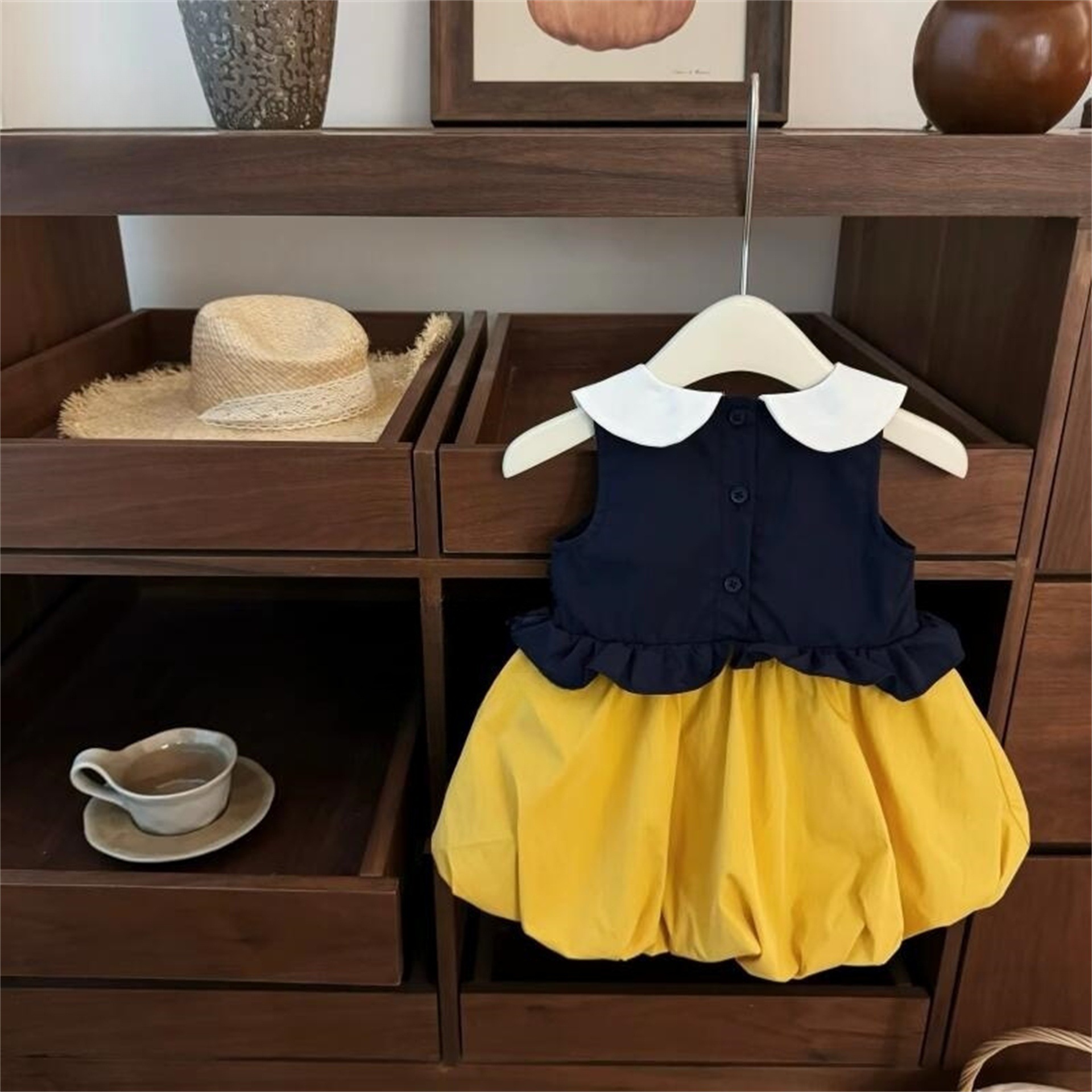 Limón salado siete niñas vestido de verano nuevo estilo femenino Blancanieves sentido cómico jk uniforme capullo vestido de muñeca