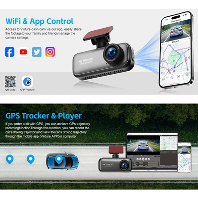 Dual Camera Night Vision 24H — Driving recorder