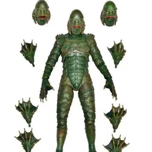 NECA 04822 Global Monster Black Lag Lagger биологический рыбаакер 7-дюймовая движущаяся модель коробка