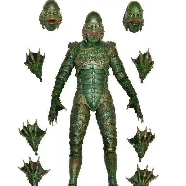 NECA 04822 Global Monster Black Lag Lagger биологический рыбаакер 7-дюймовая движущаяся модель коробка