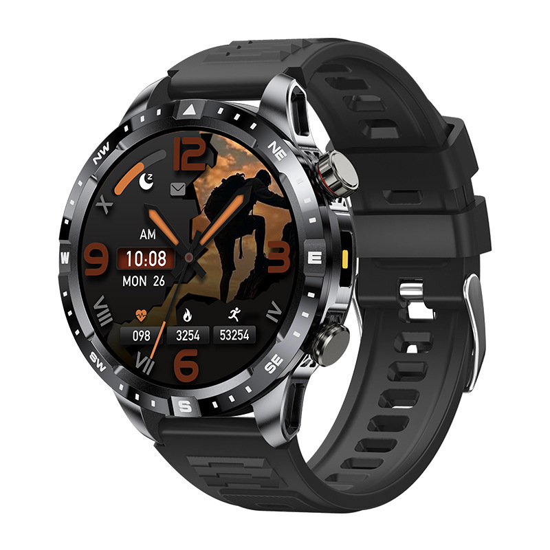 K99 Men's Smart Watch 1.7inch Large Screen Outdoor Sports Waterproof Heart Rate Monitoring Bluetooth Call