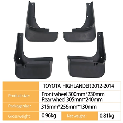 Mudguard Highlander Highlander 2012-2014