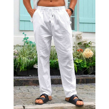 L 49383 Linen Loose Hip-hop Pants ���������˶���羳����