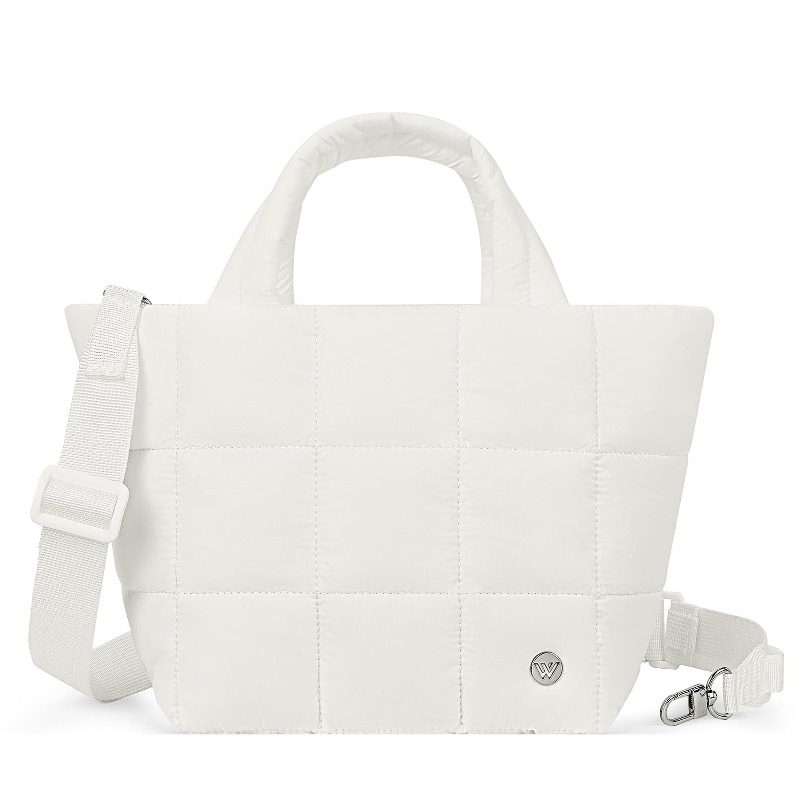 Borsa a tracolla trapuntata da donna, borsa a tracolla in cotone con nove quadrati, borsa da viaggio per yoga e sport_voghion.com