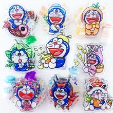 卡通机器猫屁屁 礼品文具店封口夹便签夹pp夹子学生可爱2元小商品